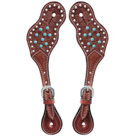 Turquoise Stud Spurs Straps