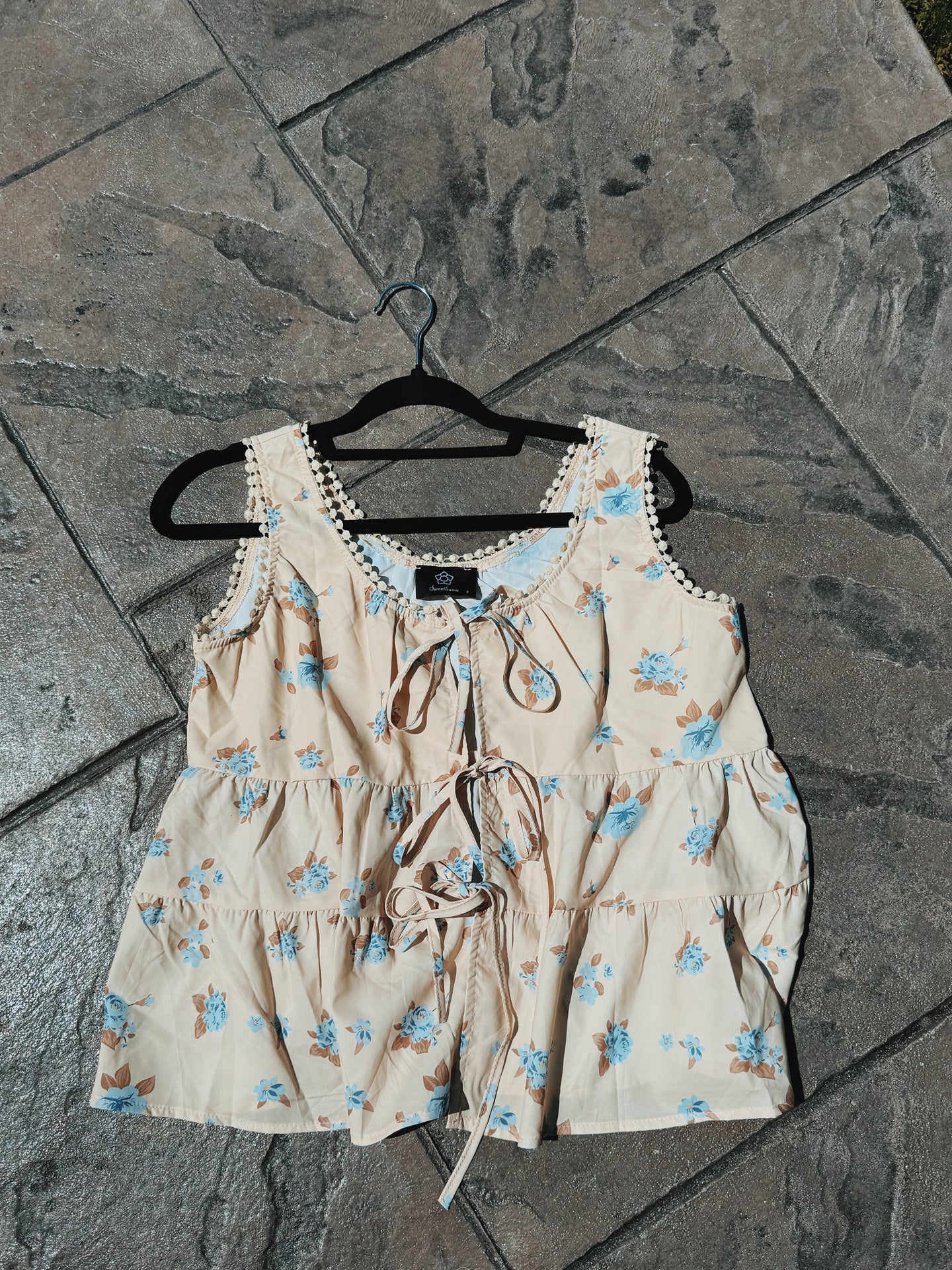 Boho Floral Blouse