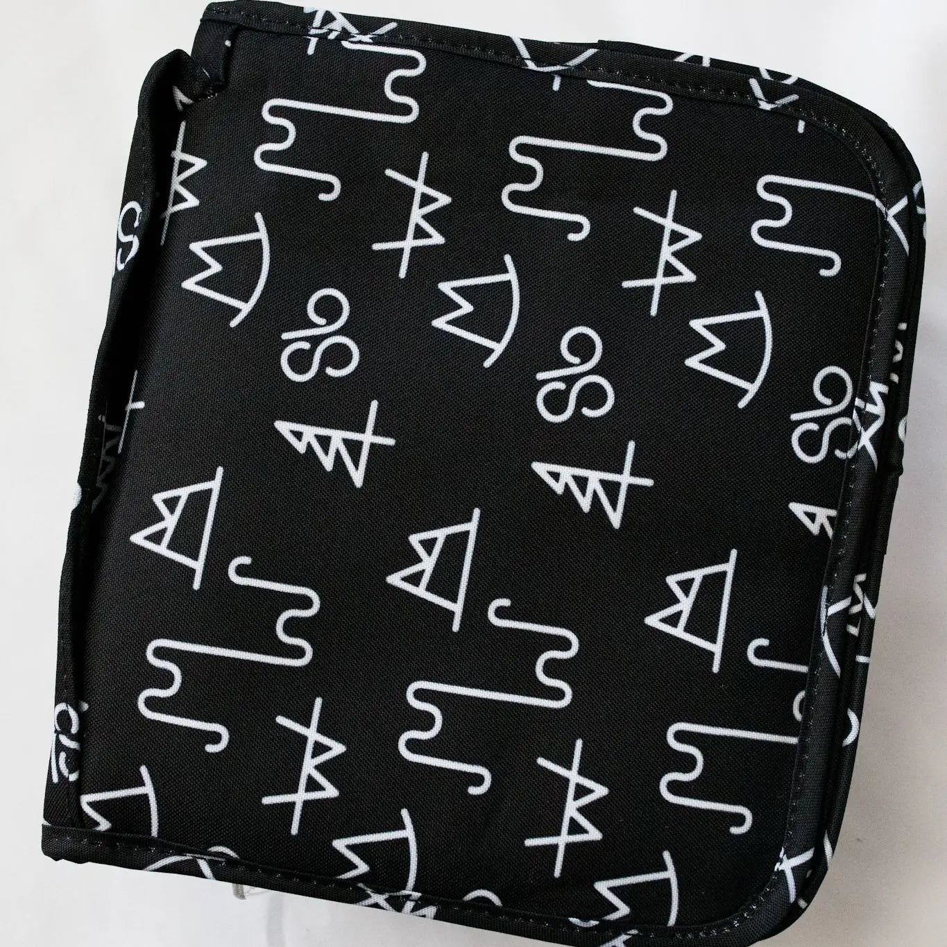 Black Brand Shower Tote