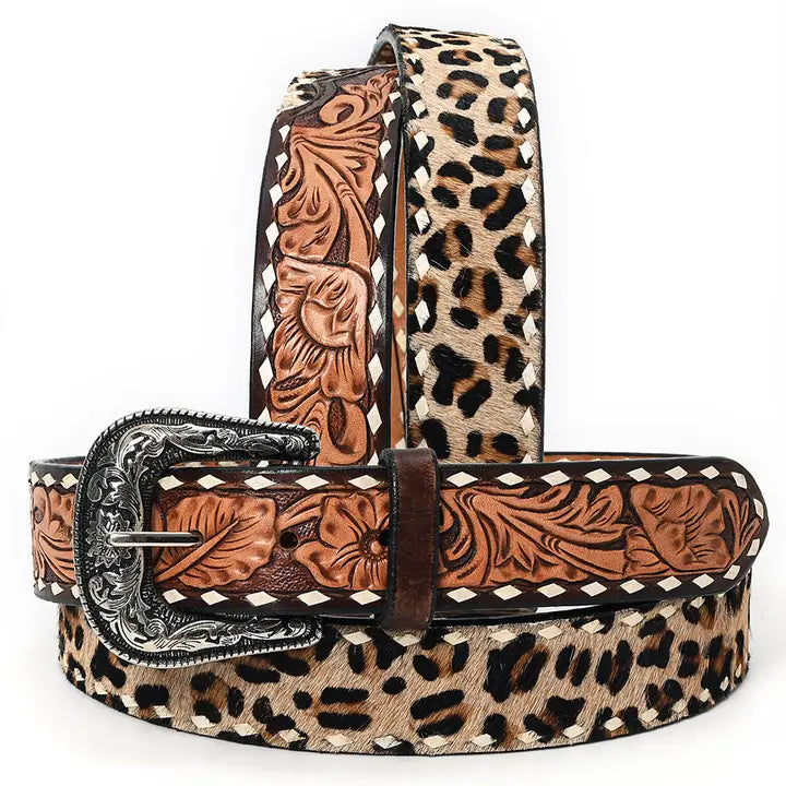 Leopard Print Belt