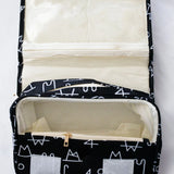 Black Brand Shower Tote