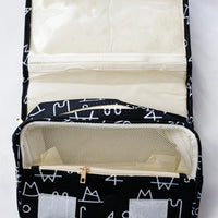 Black Brand Shower Tote