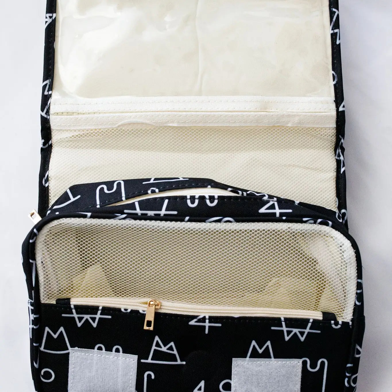 Black Brand Shower Tote