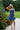 Denim Beaded Dress
