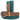 Dark Teal Suede Leather Belt