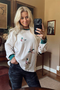 Duck Ribbed Long Sleeve