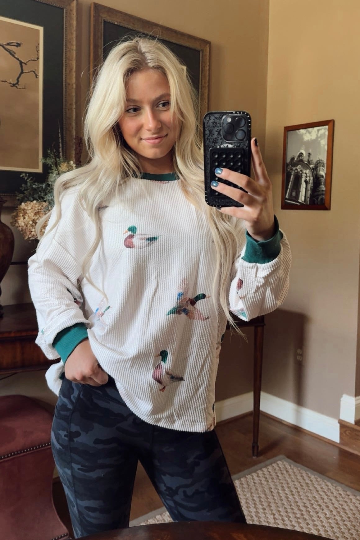 Duck Ribbed Long Sleeve