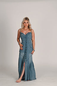 Denim Dutton Dress