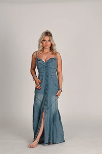 Denim Dutton Dress