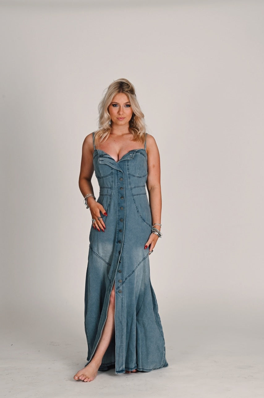 Denim Dutton Dress