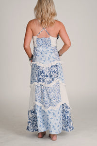 Blueberry Patchwork Dress