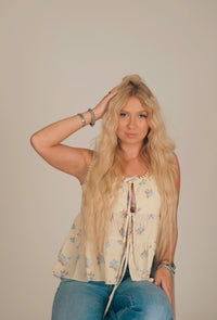 Boho Floral Blouse