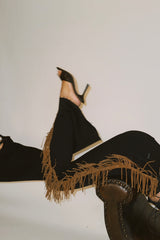 Fringe Raven Bell Bottom