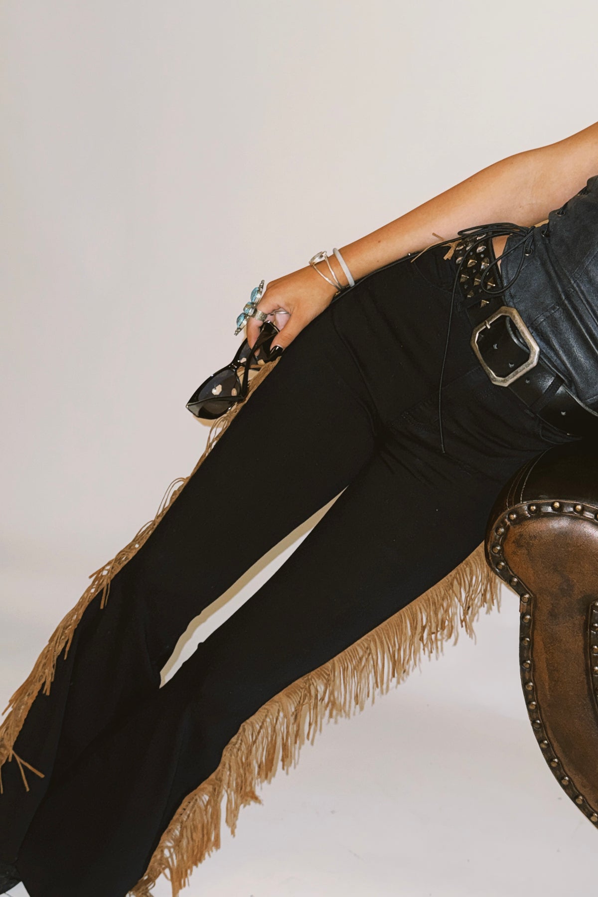 Fringe Raven Bell Bottom