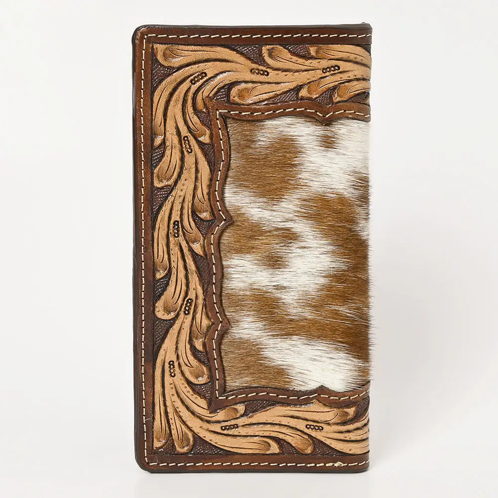 Tan Blossom Wallet