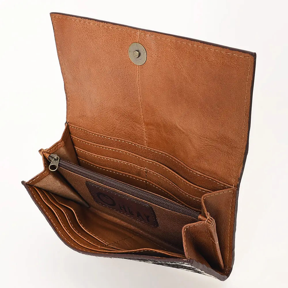 Wildflower Cowhide Wallet