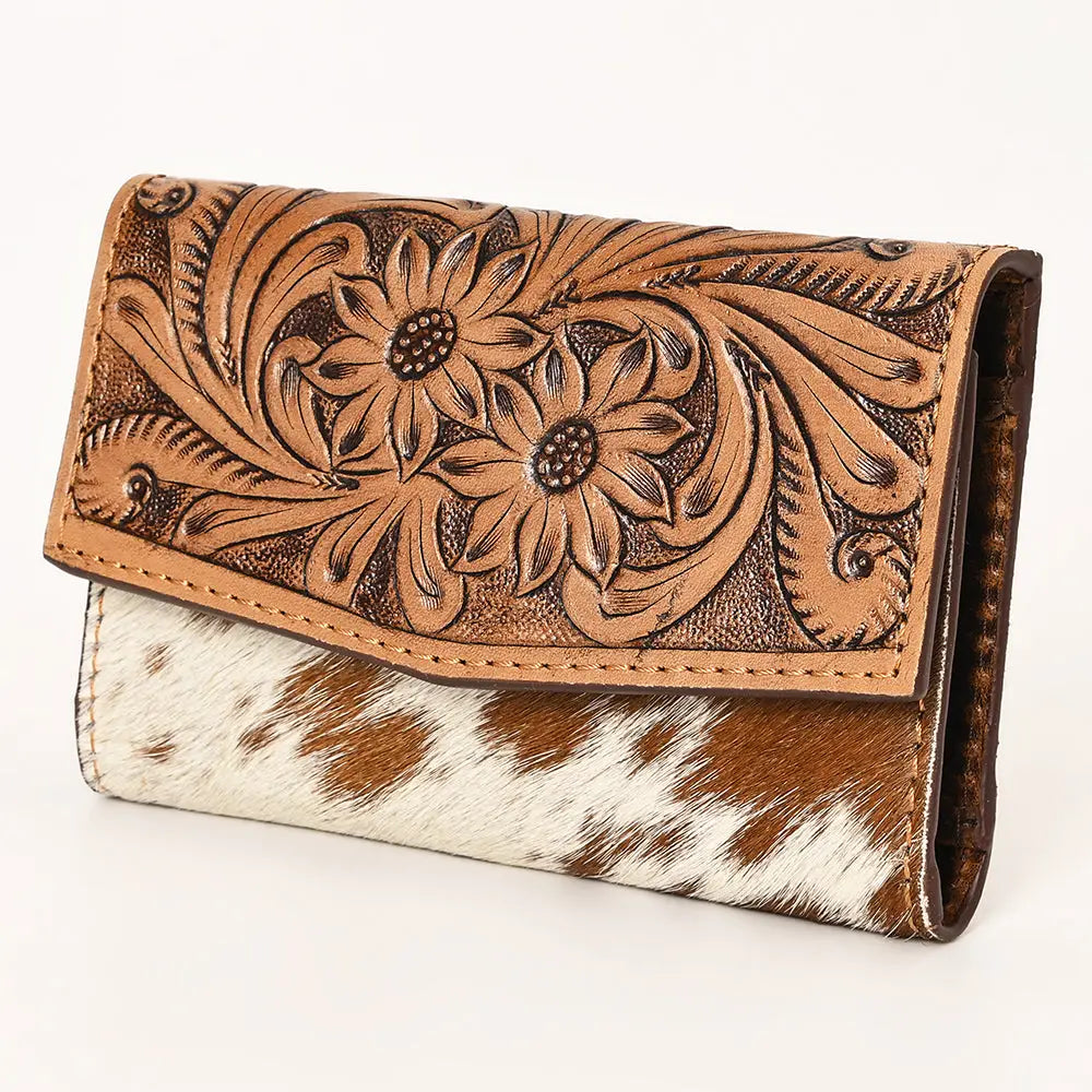Wildflower Cowhide Wallet