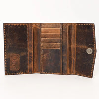 Turquoise Cowhide Wallet