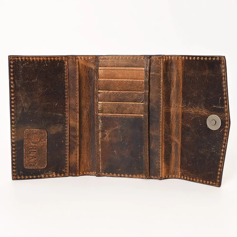 Turquoise Cowhide Wallet