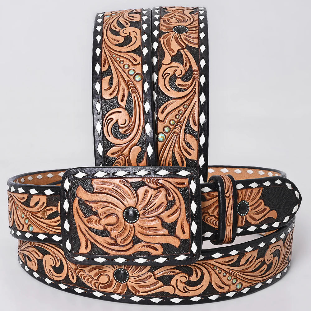 Midnight Floral Belt
