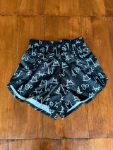 Black Brand Shorts