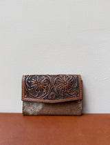 Wildflower Cowhide Wallet
