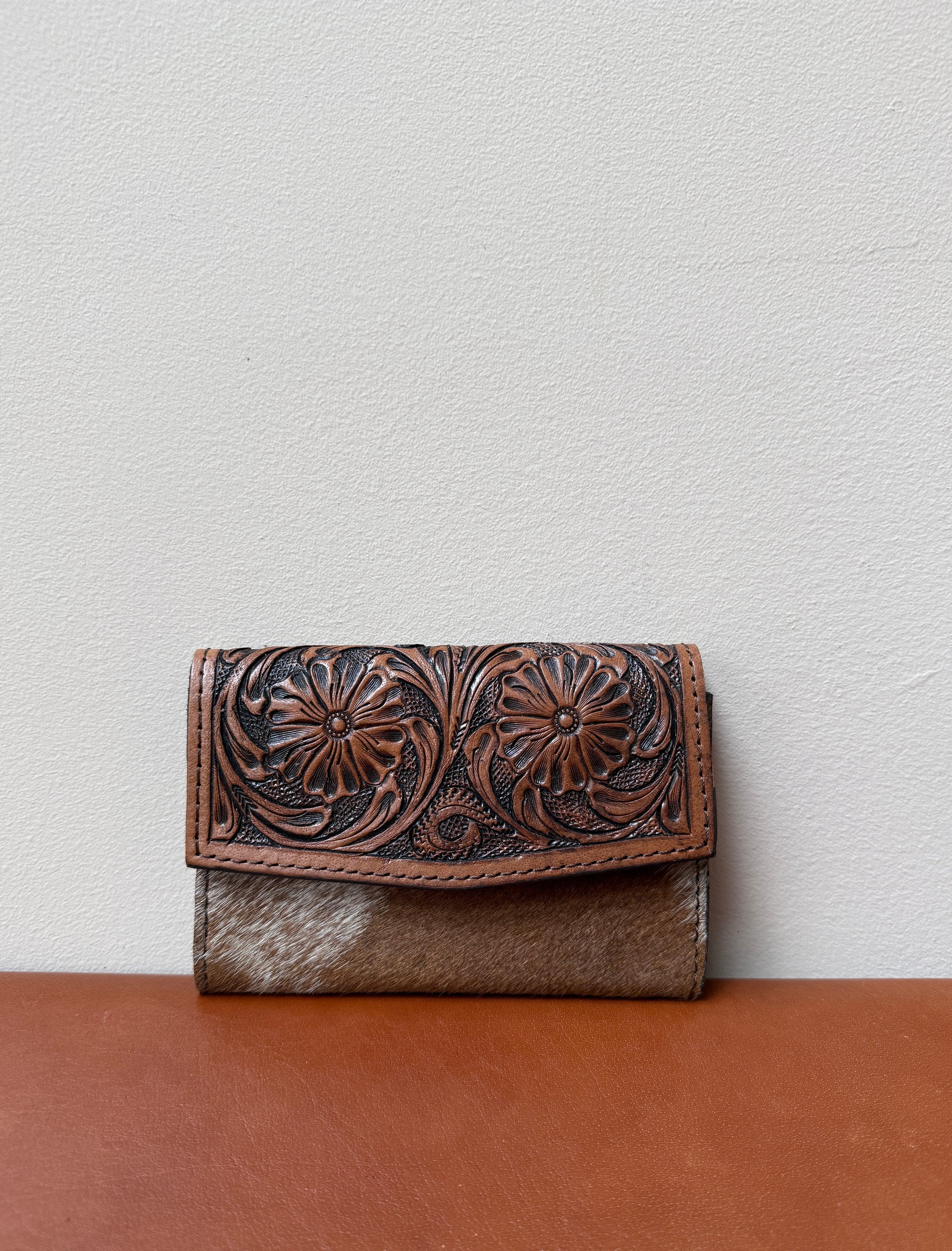 Wildflower Cowhide Wallet