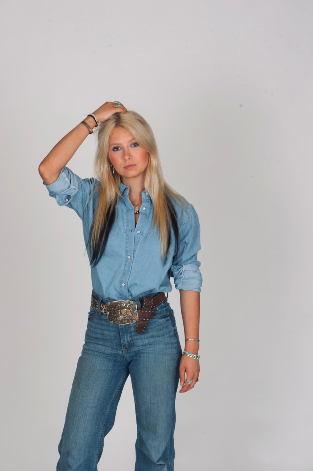 Dusk Denim Button Up