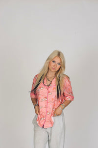 Blossom Rodeo Pajama Top