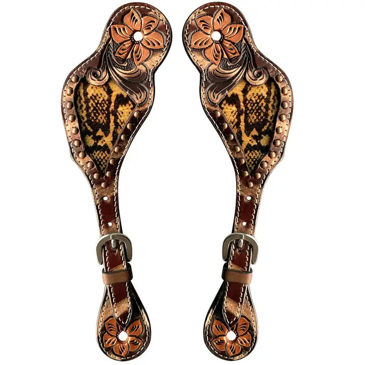 Snake Skin Spur Straps