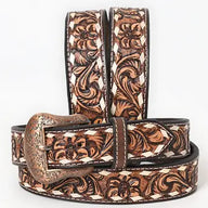 Hand Carved Western Leather Belt
